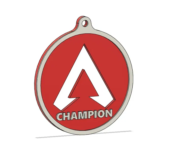 Apex Legends Logo Champion Coin/Token Keychain - Image 1