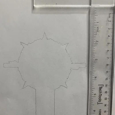 Khuôn Mẫu Địa Hình Bàn Thờ Đầu Lâu Quỷ Dữ Rage Demon Skull Altar Proxy Terrain Template