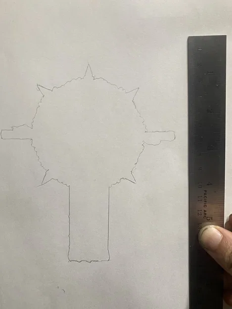 Khuôn Mẫu Địa Hình Bàn Thờ Đầu Lâu Quỷ Dữ Rage Demon Skull Altar Proxy Terrain Template - Image 4
