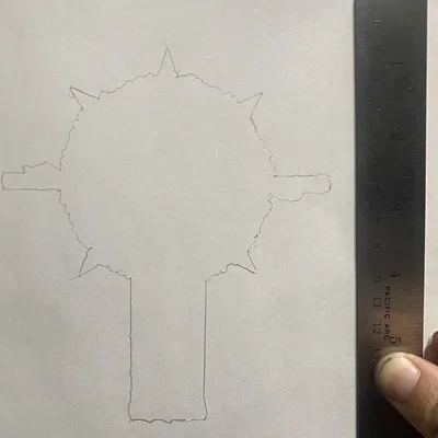 Khuôn Mẫu Địa Hình Bàn Thờ Đầu Lâu Quỷ Dữ Rage Demon Skull Altar Proxy Terrain Template