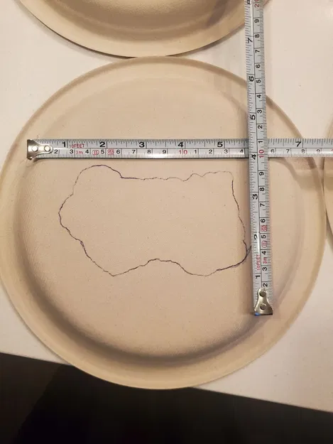 Khuôn Giấy Hình Ngai Vàng Xương Ma Cà Rồng - Vampire Bone Throne Proxy Terrain Template - Image 2