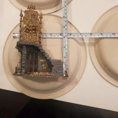 Khuôn Giấy Hình Ngai Vàng Xương Ma Cà Rồng - Vampire Bone Throne Proxy Terrain Template