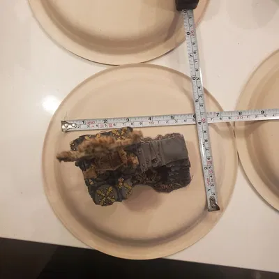 Khuôn Giấy Hình Ngai Vàng Xương Ma Cà Rồng - Vampire Bone Throne Proxy Terrain Template