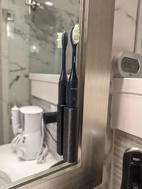 Philips One Sonicare toothbrush mirror mount - Image 1