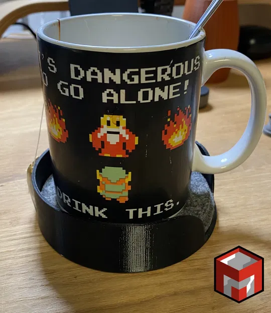 Khay đựng đế lót ly 100mm - kèm file dự án Fusion 360 - Image 2