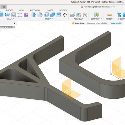 Giá Treo Tường Súng Lục Bắn Nỏ Nerf Fortnite