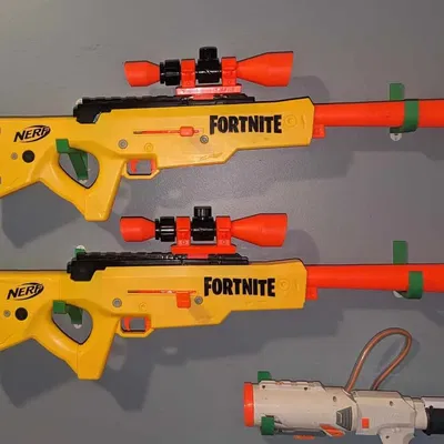 Giá Treo Tường Súng Lục Bắn Nỏ Nerf Fortnite
