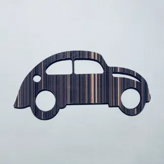 Laser Cut Unfinished Wood Car Shape Craft Embellishments Vector