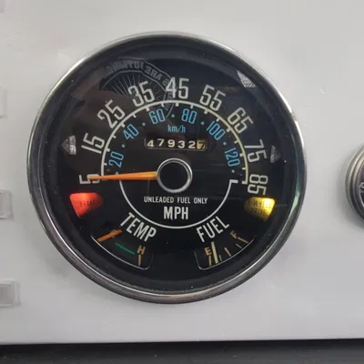 Chụp Tán Sáng Bóng Đèn Đồng Hồ Xe Jeep CJ