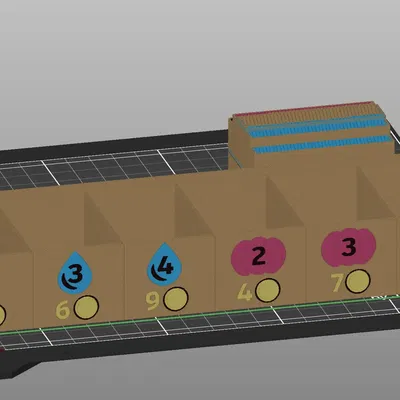 Life of Amazonia Insert - colorized token container
