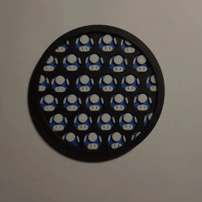 Đế Lót Ly Nấm Mario