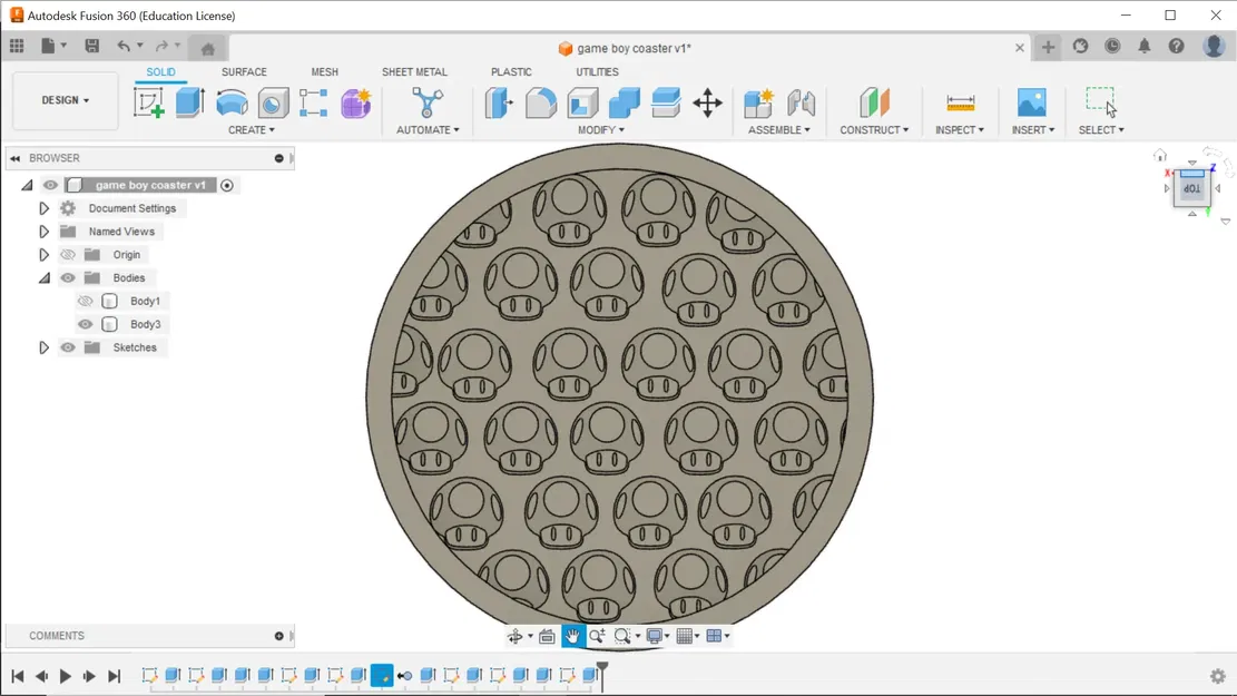 Đế Lót Ly Nấm Mario - Image 3