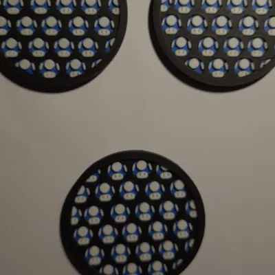 Đế Lót Ly Nấm Mario