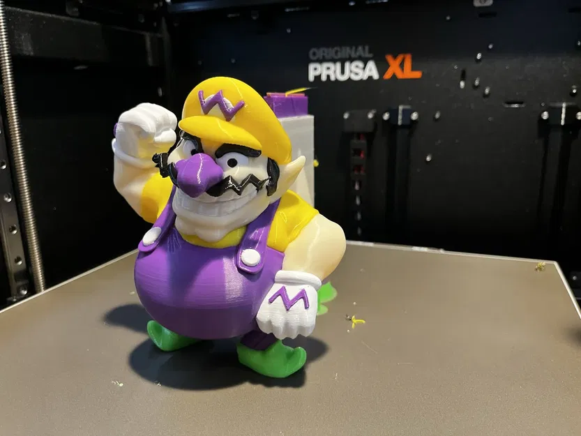 Wario - Super Mario Bros - Mô hình màu từ PrintedObession - Image 1