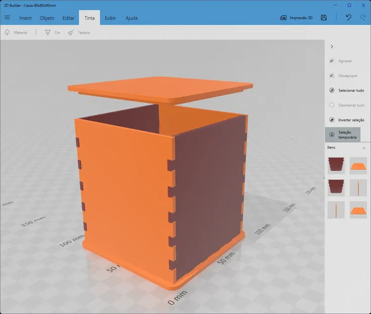 Caixa quadrada - Image 1