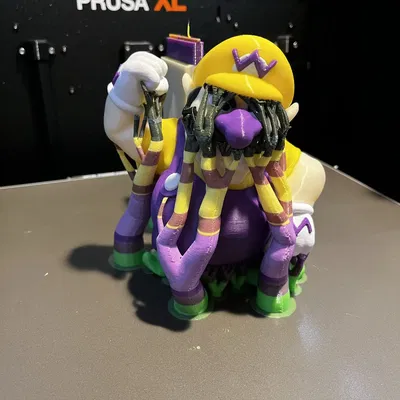 Wario - Super Mario Bros - Mô hình màu từ PrintedObession