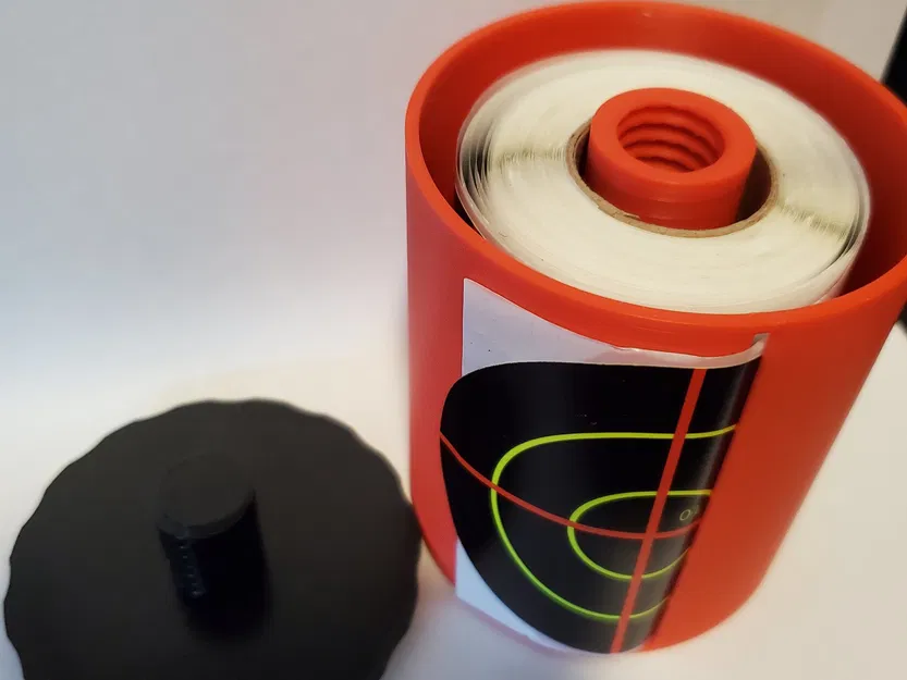 3" Range Stickers target spool holder - Image 1
