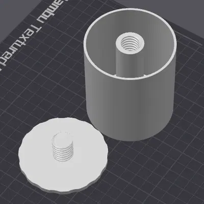 3" Range Stickers target spool holder