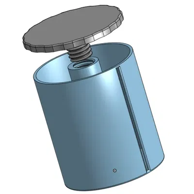 3" Range Stickers target spool holder