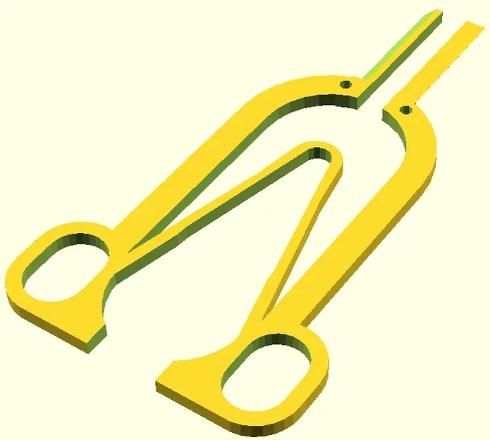 Tesoura OpenSCAD - Mô hình in 3D - Image 6