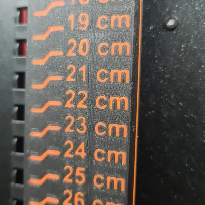 Prusa XL series: Print height Ruler (Multicolor)