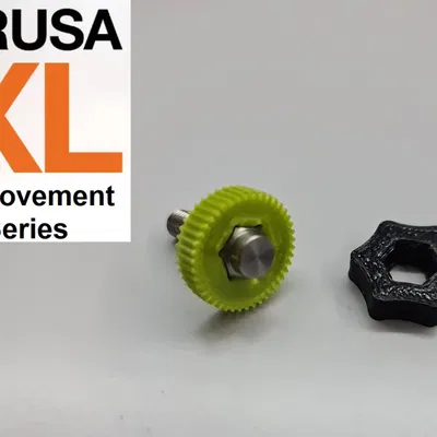 Prusa XL series: Tay cầm chốt hiệu chuẩn ép chặt có rãnh