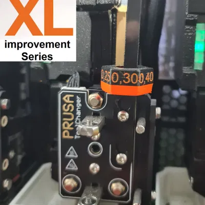 Prusa XL series: Nhãn cỡ đầu phun xoay (gài vào)