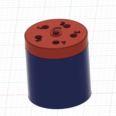 Around the Six - Rund um die Sechs - Board Game with Dice