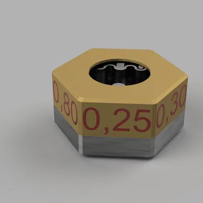 Prusa XL series: Nhãn cỡ đầu phun xoay (gài vào)