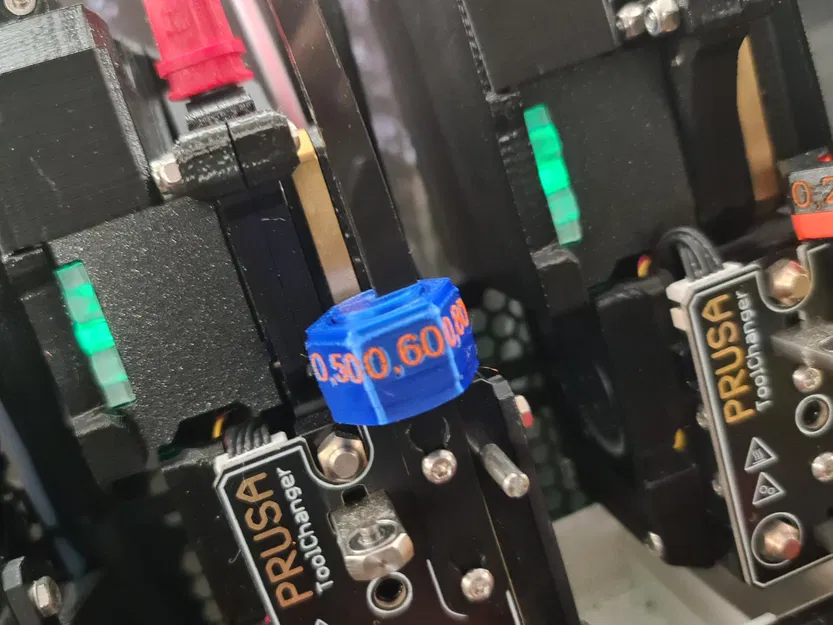 Prusa XL series: Nhãn cỡ đầu phun xoay (gài vào) - Image 5