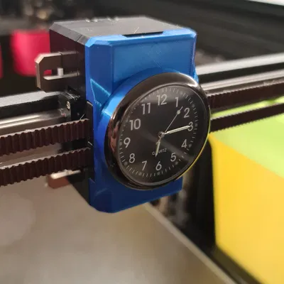 Prusa XL series: Giá đỡ Xcarriage cho đồng hồ đo nhiệt độ / đồng hồ đếm giờ