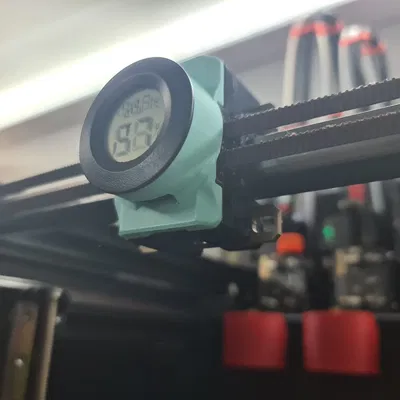 Prusa XL series: Giá đỡ Xcarriage cho đồng hồ đo nhiệt độ / đồng hồ đếm giờ