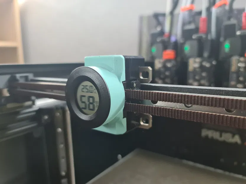 Prusa XL series: Giá đỡ Xcarriage cho đồng hồ đo nhiệt độ / đồng hồ đếm giờ - Image 4