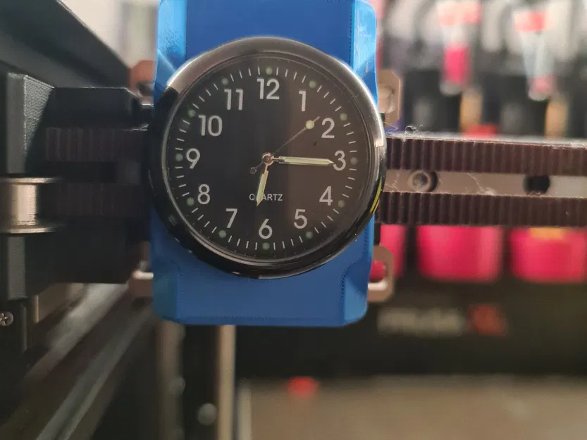 Prusa XL series: Giá đỡ Xcarriage cho đồng hồ đo nhiệt độ / đồng hồ đếm giờ - Image 5