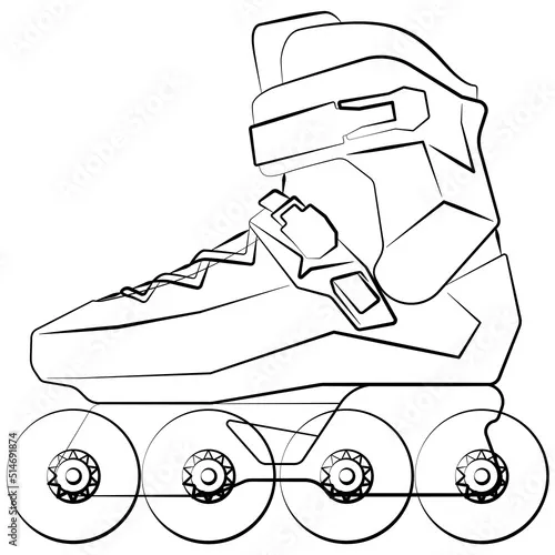 Inline skates - keychain - Image 2