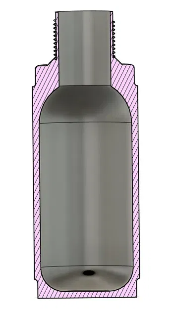 Vỏ Lựu Đạn Airsoft Thunder B - Xem Mô Tả Trước Khi In - Image 2