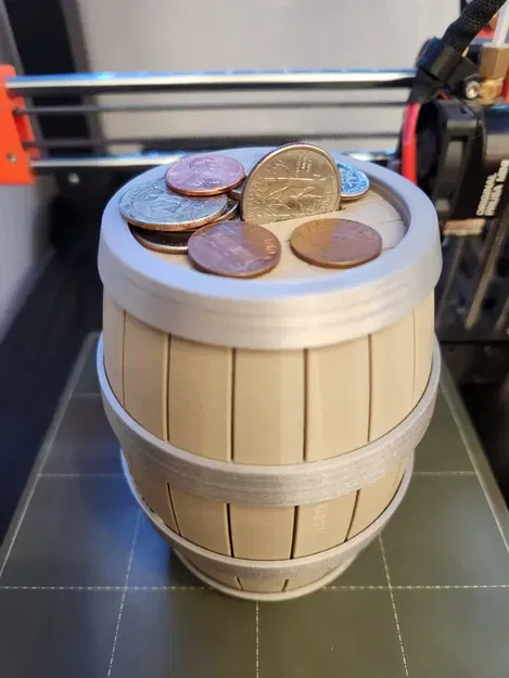 Thùng Tiền Xu Mở Xoay Đơn Giản - Image 1