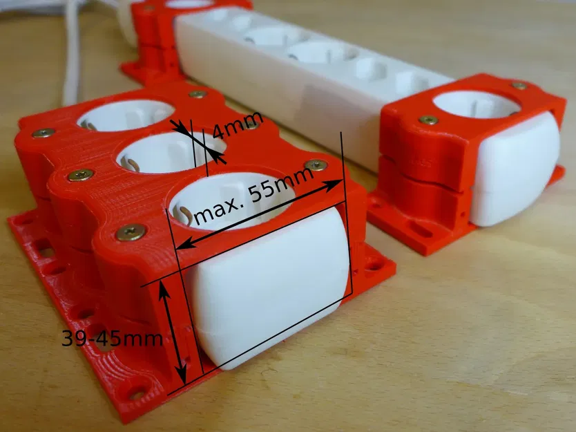 Giá đỡ ổ cắm điện chắc chắn - Image 2