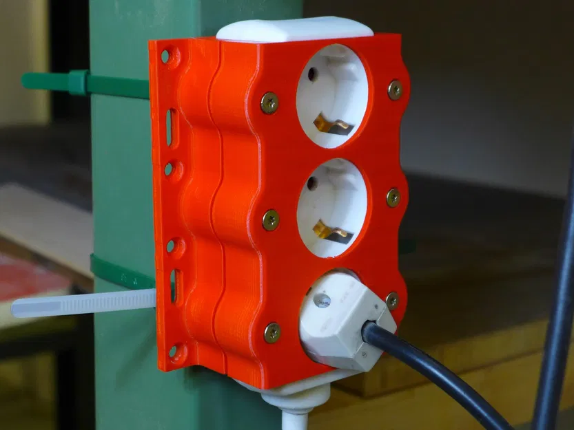 Giá đỡ ổ cắm điện chắc chắn - Image 3