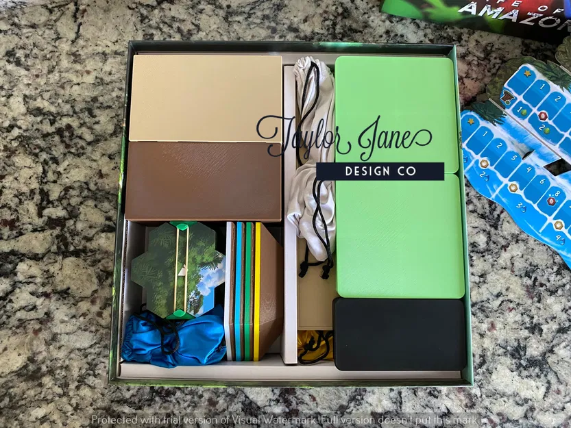 Life of the Amazonia Playable Board Game Insert - Image 2
