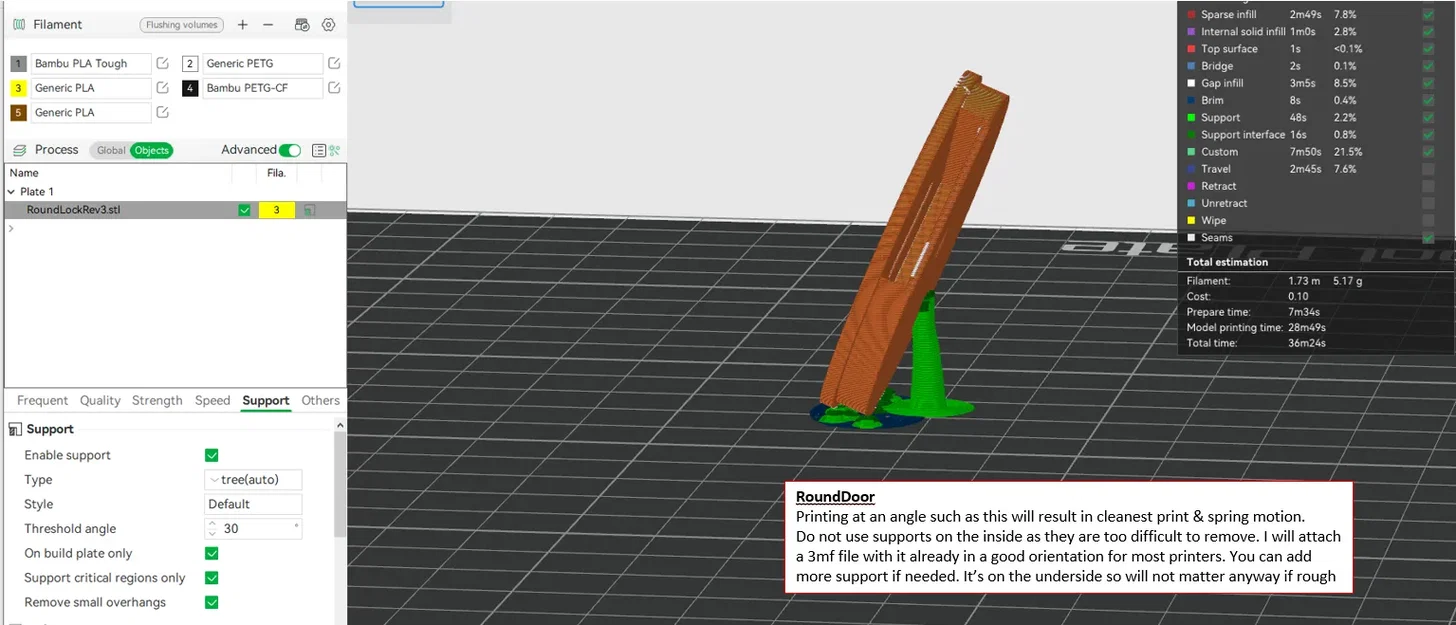 Cửa có Khóa Lò Xo & Chìa Khóa - Image 6