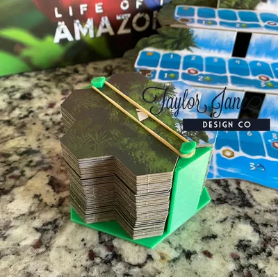 Life of the Amazonia Playable Board Game Insert