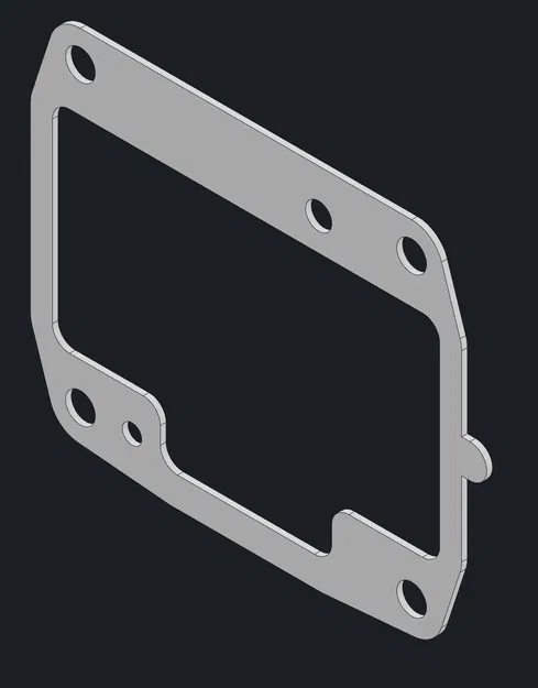 Enticer 340 TPU Carburetor Gasket (Rectangular Bowl) - Image 1