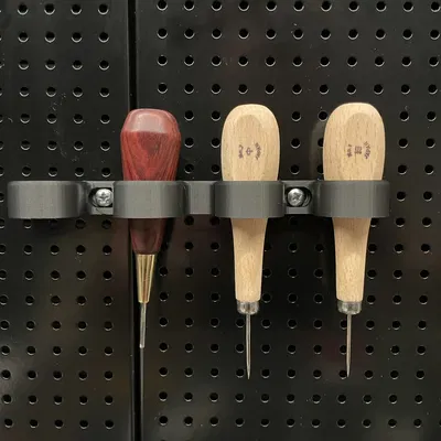 Awl holder for Biltema pegboard