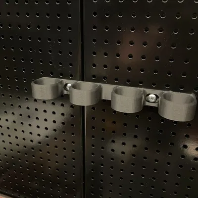 Awl holder for Biltema pegboard