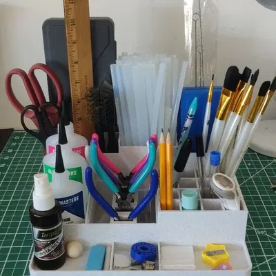 Desk Organizer Art and 3D Printing