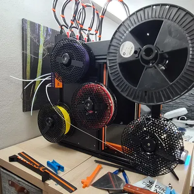 Prusa XL series: Khung trước cho giá đỡ cuộn dây Original