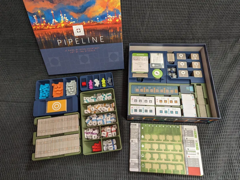 Organizer/Khay đựng board game Pipeline + Emerging Markets - Image 1