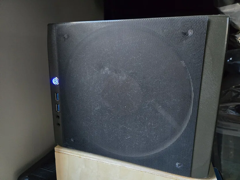 Mặt trước quạt 200mm kèm cổng IO và nút nguồn cho Fractal Node 304 - Image 2