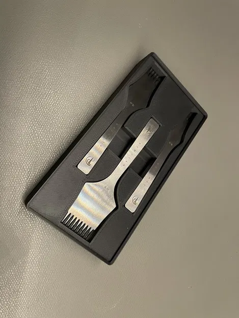 Gridfinity holder for KemovanCraft French Irons (3mm) - Image 1